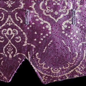 CUSTOM equestrian Shadbelly POINTS "BEIJING" Purple & Gold sizes S, M, L, XL